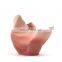 new style Irregular surface folds gradient color living room decor ceramic vase