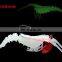 in stock 8cm/12.6g lead head bait luminous software multi-joint shrimp freshwater and saltwater bionic lure fishing bait