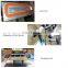 Semi auto car body panel plastic parts gold hot foil stamping press machine for paper