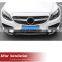 Honghang Auto Accessories Hot Sale Car Parts Glossy Font Bumper Lip Spoiler For Benz W205 Sport C180 C200 C300 2015-2018