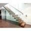Interior Invisible Stringer Floating Stairs Solid Wooden Steps