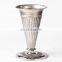 Tall Slim Floor Metal Vase for Wedding