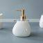 2020 irregular ceramic 5 pieces decoration toothbrush holder luxury bathroom accessories set