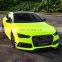 Car bumpers for Audi A7 C7 C7.5 C7PA 2016-2018 year facelift RS7 style with front bumper assembly and rear diffuser