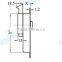 03114 Tailer truck door stainless steel medium paddle handle lock /latch