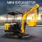 small cheap bagger mini excavator hydraulic crawler small excavator price household mini excavator