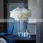 Hanging Lamp Hotel Living Room Steel Black Finish European Customizable Modern Glass Shell Pendant Light