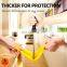Kitchen Orange Latex Household Spray Flock Lined Fishscale Grip Rolled Cuff Gloves Manufacturer