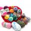 12 Assorted Colors 3ply 4ply 5ply 16ply Rainbow Color DIY Soft Acrylic Yarn