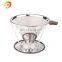 pour over economical metal coffee filter dripper manufacturer