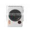 2021 new design usb portable rechargeable neck fan wireless mini fan with LCD screen
