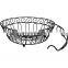 Factory Supplies Metal Wire Hanging Hook Fruit Banana Storage Basket With Holder