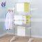 High quality 2 level garment foldable drying rack