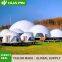 Waterproof Luxury 6m 7m 8m Glamping House Tent Geodesic Dome