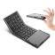 Venda Quente: Teclados de Mouse Sem Fio com Touchpad Magnético para Windows, Android, IOS, Celulares, Tablets e PCs - Teclado Mini Plegável