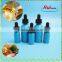 30ml surface printed glass bottle, spraying blue glass bottle, essential oil blue glass dropper bottle