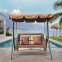 luxury hammock swing hanging chair with 2 seater