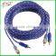 3 Pin Male To Male Jack Aux With Volume Control 3.5mm Audio Cable
