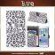 For iphone5/5s Leopard Grain Leather Wallet Flip Case Cover