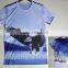 OEM Breathable 100 polyester sublimation t shirt/Men's bulk no brand dye sublimation t shirt printing
