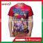 Custom Sublimation 3d Design T-shirts&100 Polyester t Shirts Made in China