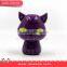 Fashion plastic cat shape coin collection box, custom money box ,cat money box