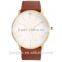 Hot Sell Gold Case Multi Color Strap Image Quartz Watch