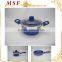 MSF-6659 As forged aluminum fancy looking 24*11cm casserole hot pot handle with silicon coating