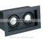 2*15W LEDWAY LED indoor MR16 Wide Grille light IP20 Two-head with decorated plat