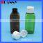 200ml Plastic Square Cosmetic Bottle Packaging,200ml Square Cosmetic Bottle
