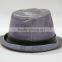 Dongguan factory custom distressed PU fedora hat