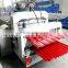 Colored roofing sheet metal roll forming machine