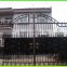 wrought iron gate and fence