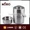 stainless steel compartments with food container