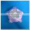Lovely star shaped pocket makeup mirror with hair brush