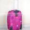 factory overrun printed 4pcs trolley luggage set 600D polyester