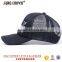 100% cotton custom black plain unisex mesh trucker hat