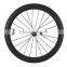1 Pair of carbon fiber road wheelset matte finish 700C carbon wheels clincher 60mm for road bicycle