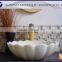 white marble natural stone basins