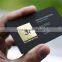 Customized black matte hot-stamping business card
