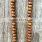 Wooden Beads Necklace,Long Beaded Necklace, Tassel Druzy Necklace