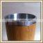 400ml stainless steel wooden coffee mug / bamboo coffee mug