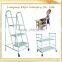 Metal Library Mobile Book Carrier, Metal Library Mobile Steel Library Book Ladder, School Furniture Book Carrier