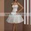 French designe Mini / Short Wedding Dress / Gown Crystal Beading