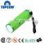 Glow In The Dark 9 LED MINI Colorful Fluorescence Flashlight With Rubber Holster