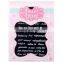 Fashion Summer Style Harajuku Fluorescent Colors Lips Letter Nail Stickers Colorful Nail for Women Decal Manicure Nail Beauty