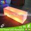 Big Long Rectangle Remote Control Glowing Plastic Vase Led Pot Flower Pot