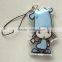 Unregular down tag with cartoon printing for women's and children's apparel