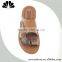 summer new design lastest fashion pu injection men outdoor brown slippers