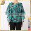 Hot sexy floral wide lace blouse for woman